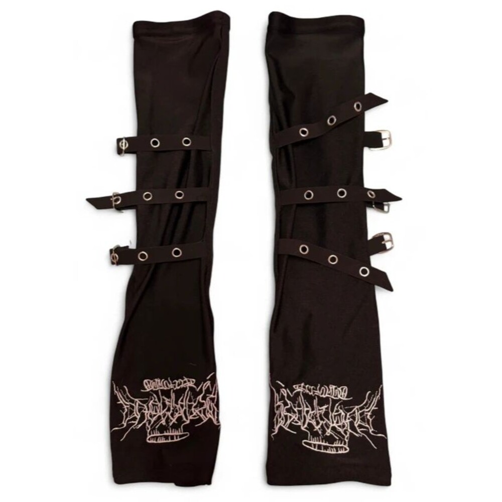 Goth Arm Sleeves with Thumb Holes